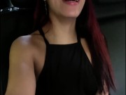 Sexy girl masturbates in my car after a party 11/16
