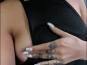 Sexy girl masturbates in my car after a party 4/16