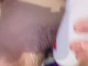 Playing with my hairy wet pussy 11/16