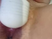 Playing with my hairy wet pussy 15/16