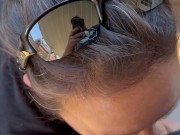 Seductive Outdoor Blowjob 9/16