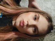 a beautiful girl flirting with you. 5/16