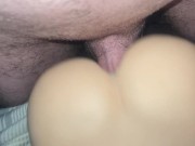 Daddy’s dick pulled out and leaked his cum 10/16