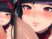 Rory Mercury - uber body surprised at the sight of a big cock! 15/16