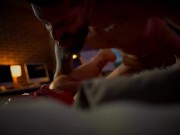 Kinky and sexy red mask fetish girl fucking in slow motion 1/16