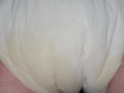 After my diaper change I soak my diaper 15/16