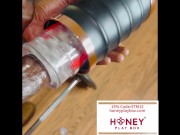 Big cock wasn’t ready for The Warrior, MILKING CUM 16/16