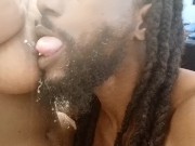 AFTER SHE PLAYS WITH HER BREASTS SUCK, NIBBLE, LICK, AND BITE JUICEY PLUMP PIERCED NIPPLES ALL NIGHT 13/16