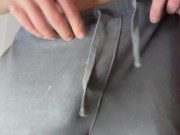 Gran pene no circuncidado en tu cara 15/16