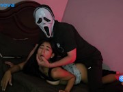 My neighbor (ghostface) BREAKS my ass on Halloween night and my Boyfriend doesn't notice 6/16
