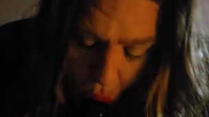 Sexy CD Gives wife Blowjob.