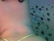 Fat ass slut bounces on dildo 9/16