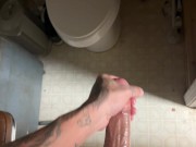massaging my cock 16/16