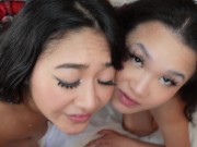 Asian Schoolgirls Jasmine Teaa & Sakura Lin Get Extra Credit 16/16