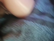 Feeling and stretching out this tight little sextoy with my BBC 11/16