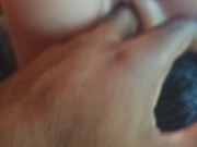 Feeling and stretching out this tight little sextoy with my BBC 2/16