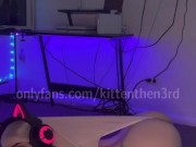 Gaming & Atomic chair wedgies | full vid on 0f @kittenthen3rd 11/16