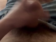 Watch cum shoot from my cock for over 1 minute. Multiple male orgasms so much cum! 8/16