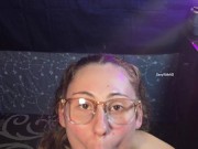 SexyWifeAD takes Huge Cum Shot to the Face 7/16