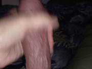 Big penis head close up. I cum from a masturbating massage 10/16