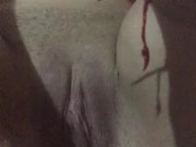 Abri toda minha bucetinha estava toda molhada 1/16