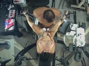 PULSING HOLES - BONNIES HOLE ARE THROBBING AS SHE ORGASMS WHILE MILKING PHOENIX AND GETs CREAM PIED. 14/16