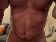 Watching football turns into naughty wife getting cum in pussy…. 16/16