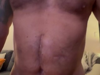 Watching football turns into naughty wife getting cum in pussy….