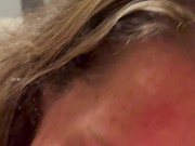 Nympho wife can’t get enough dick, foot play, cock sucking, and more 3/16