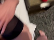 Leona takes the last remaining cum on her pussy 8/16