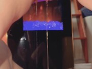 I Piss On The Captain’s Cock As He Cums All Over Himself 14/16