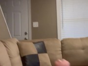 Stud can’t hold back his load before he shoots cum through fleshlight while moaning 14/16