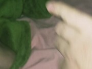 Big dry white cock finishes slowly 1/16