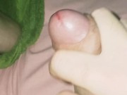 Big dry white cock finishes slowly 14/16