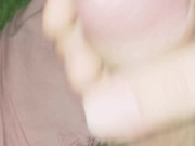 Big dry white cock finishes slowly 7/16