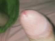 Big dry white cock finishes slowly 8/16