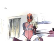 What if Lady Deadpool Fucked Black Panther? Marvel Cosplay Sex - FAWNTALES 11/16