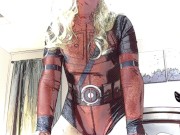 What if Lady Deadpool Fucked Black Panther? Marvel Cosplay Sex - FAWNTALES 3/16