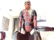 What if Lady Deadpool Fucked Black Panther? Marvel Cosplay Sex - FAWNTALES 7/16