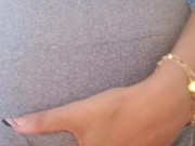 Horny girl after gym shows her big ass and pussy wetting her shorts with so much excitement and ends 3/16