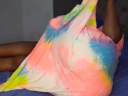 Ebony stepsis fingers herself on pornhub 6/16