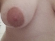 Natural tits with a little milk 2/16