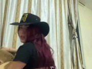 Colombian tiktoker Rubs her big ass on stuffed and practice lapdance 7/16