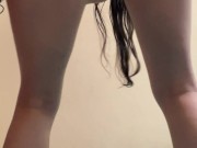 Me metí el dedito en mi culo ya que mi esposo no está para follarme 7/16