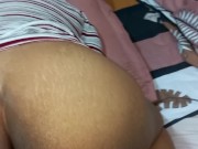 Addicted stepmother from behind asks her stepson to fuck her hard and break her ass. 3/16