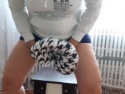 I present her a pillow, and she started masturbating on it in front of me - IkaSmokS 11/16