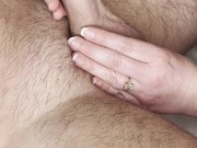 Side view: Edging handjob: big tit MILF wife 2/16