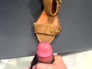 Fucking Peep Toe and Cum on Used Old Well Worn High Heels 6/16