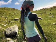 Hardcore Deep Throat Blowjob in the Swiss Alps – Outdoor POV with Explosive Cumshot Finish 16/16