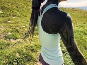 Hardcore Deep Throat Blowjob in the Swiss Alps – Outdoor POV with Explosive Cumshot Finish 6/16